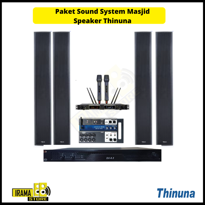 Paket Sound System Masjid Speaker Coloumn Thinuna QL-120L - 4 Speaker